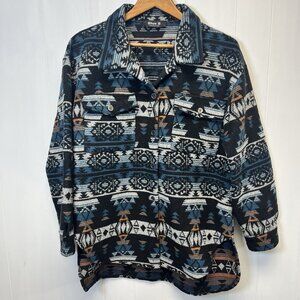 Blue B Collection Womens Jacket Size Large Southwest Cowgirl Aztec Outdoor